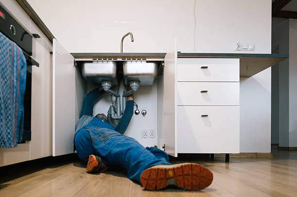 Professional Drain Cleaning technician working in Cumberland, NC